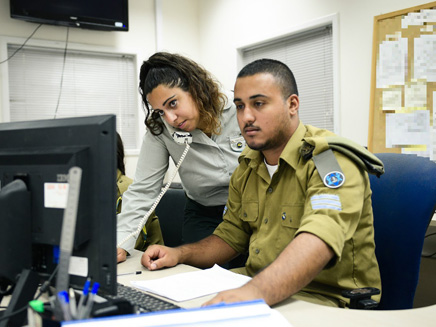 רגעים קשים עם קבלת השמות (צילום: דובר צה