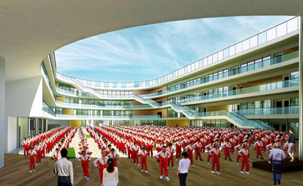 בית ספר (צילום: LYCS architecture)
