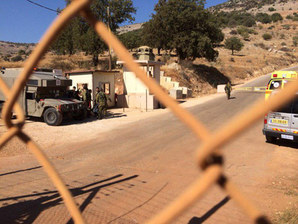 אזור התקרית בגבול לבנון