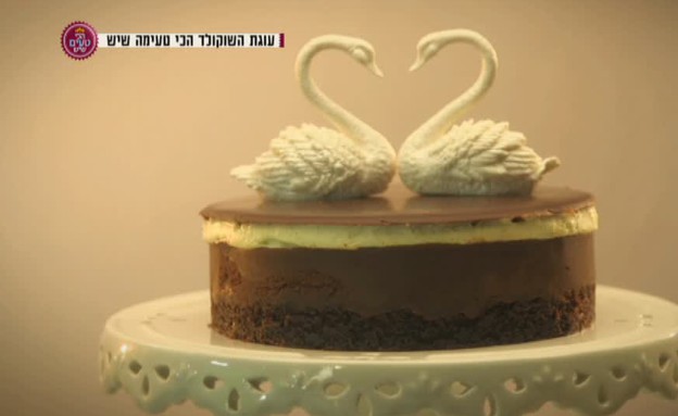עוגת שוקולד בארבע שכבות (תמונת AVI: מתוך הכי טעים שיש, שידורי קשת)