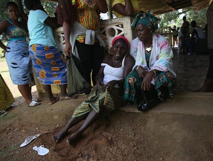 אבולה בליבריה (צילום: John Moore, GettyImages IL)