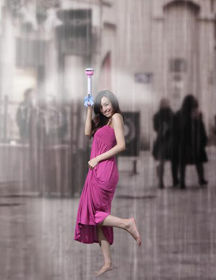 מטרייה שקופה (צילום: Yanko Design)
