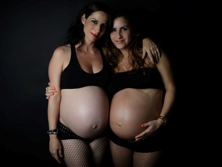 צילומי הריון- אחיות (צילום: טליה קריינין TatianArt)