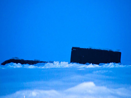 צוללת האורנבורג, סמוך לחופי נורבגיה, החודש (צילום: הטלגראף)