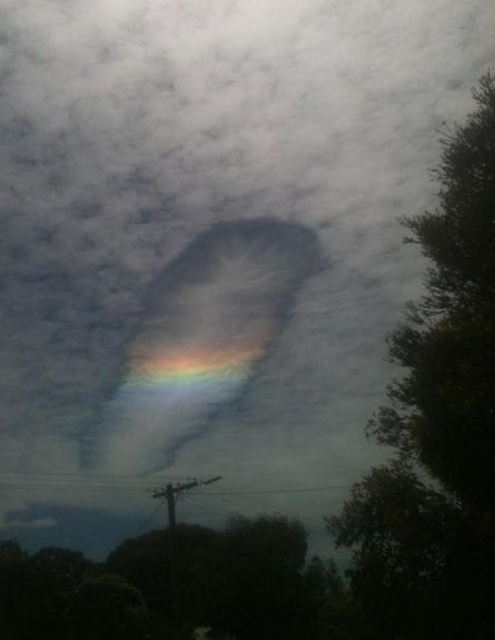 קשת בענן (צילום: טוויטר / אינסטגרם)