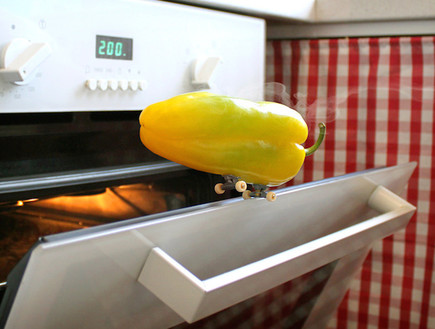 גלגיליות במטבח (צילום: Benoit Jammes)