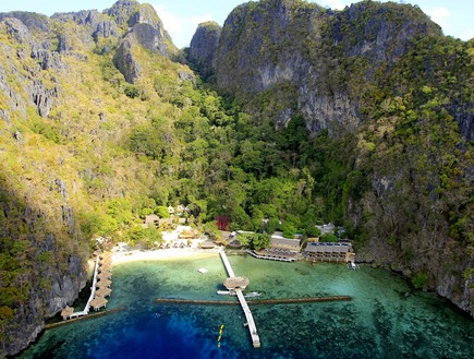 01._Miniloc_Island_-_Aerial_View (צילום: באדיבות EL NIDO RESORTS​)