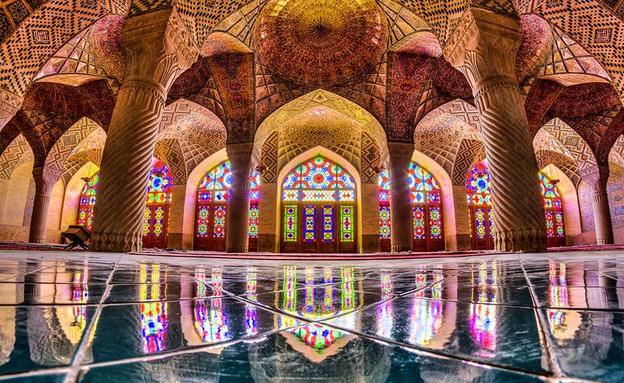 מסגדים באיראן, Nasir al-Mulk mosque (צילום: מתוך הפייסבוק של Mohammad Reza Domiri Ganji)
