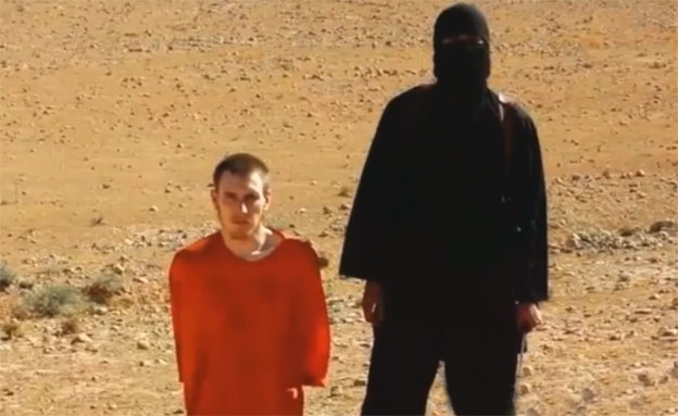פיטר קסיג, מתוך סרטון דאע"ש (צילום: סירטון דאעש, יוטיוב)