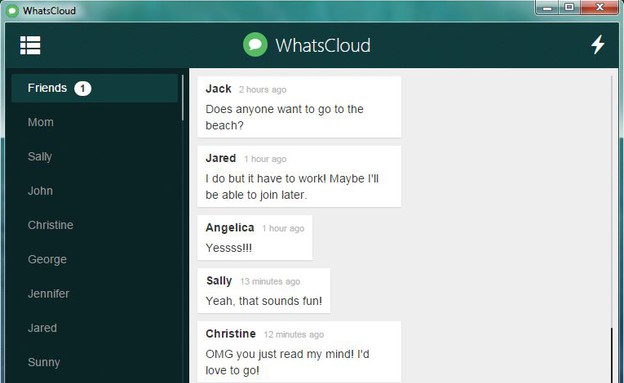 שירות WhatsCloud, לעבודה עם וואטסאפ ממחשב