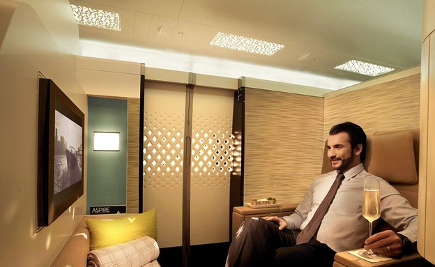 מושבים במחלקה ראשונה 2 (צילום: Etihad Airways')