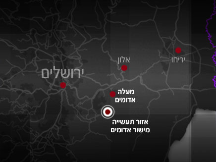 מפת אזור הדקירה (צילום: חדשות 2)