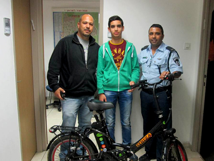 האופניים הוחזרו לבעליהם (צילום: דוברות מרחב לכיש משטרת ישראל)