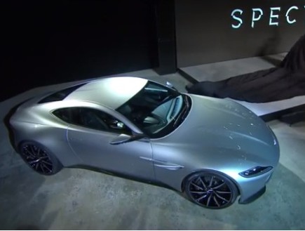 המכונית החדשה של בונד (צילום: צילום מסך מתוך youtube)