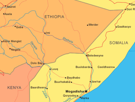 מפת סומליה (צילום: צילום מסך)