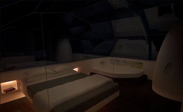 photon space bedroom at night (צילום: The Photon Project)