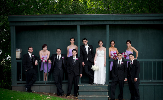 החתונה של עידו וג'ולי (צילום: Eric O'conner)