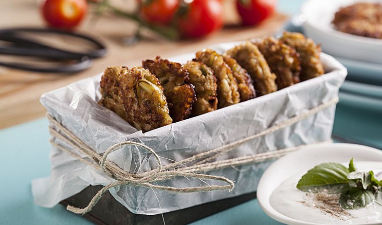 לביבות כרובית וכרשה (צילום: אפיק גבאי, mako אוכל)