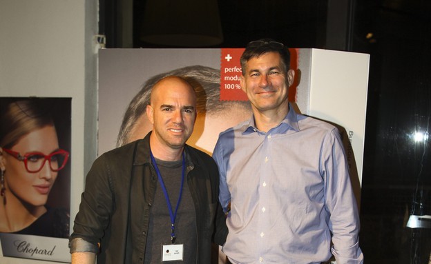 משמאל טומאס אנאן סמנכל שיווק SWISSFLEX ומימן קובי  (צילום: אלירן אביטל )