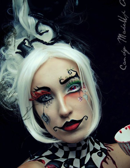 איפור מהסיוטים (צילום:  candy makeup artist)