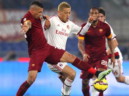 יובה בורחת לרומא לאחר ה-0:0 מול מילאן (gettyimages) (צילום: ספורט 5)