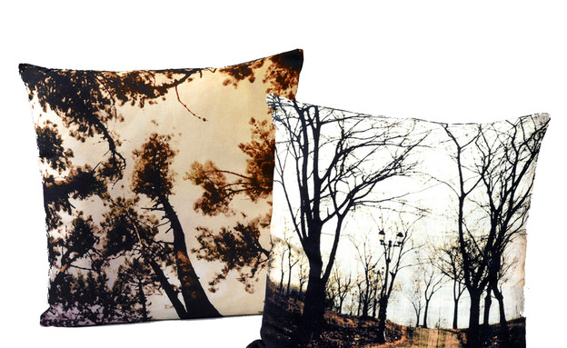 כריות נוי בהדפס ענפים, 199 שקלים, רשת IDdesign. צי (צילום: ישראל כהן)