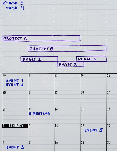 לוחות שנה, ציר (צילום: pivotcalendar)