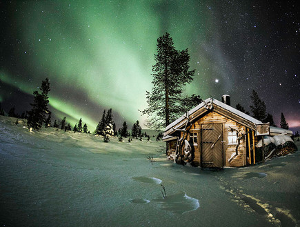 Polar Night, Finland  (צילום: 500px.com)