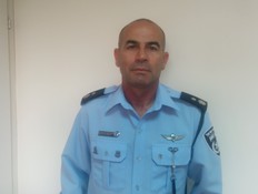 מפקד ימר לכיש סנ''צ יגאל קמיליאן. (צילום: משטרת ישראל)