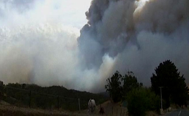 צפו: שריפת ענק משתוללת בדרום אוסטרליה (צילום: AP)