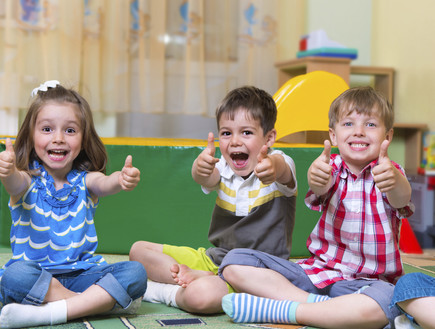 ילדים שמחים - גן ילדים (צילום: petrograd99, Thinkstock)