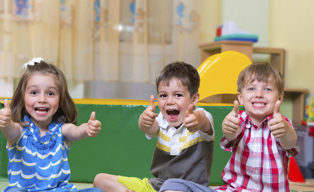 ילדים שמחים - גן ילדים (צילום: petrograd99, Thinkstock)