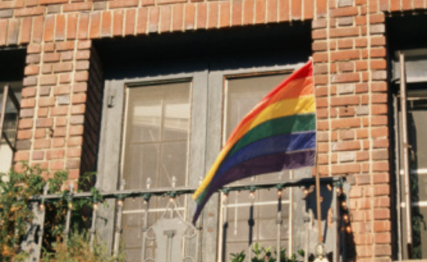 דגל גאווה על בנין (צילום: אימג'בנק / Thinkstock)