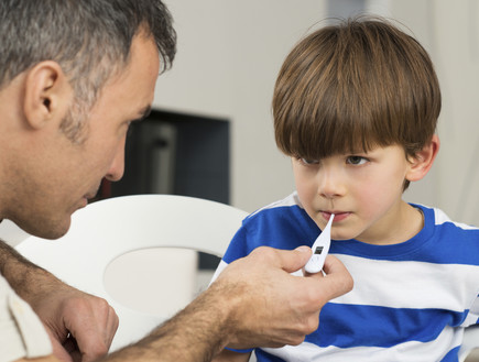 ילד חולה (צילום: אימג'בנק / Thinkstock)