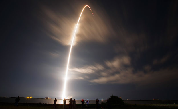 השיגור המוצלח (צילום: רויטרס)