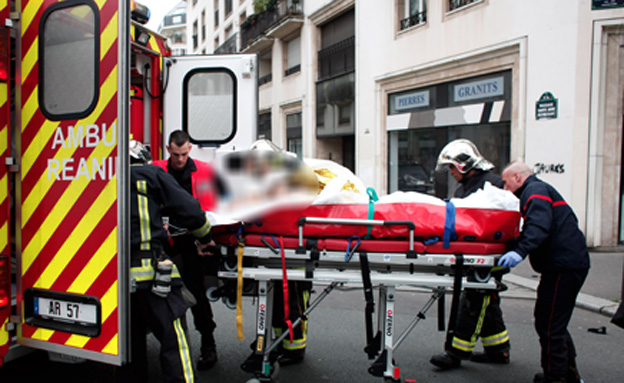 פיגוע ירי בפריז (צילום: חדשות 2)