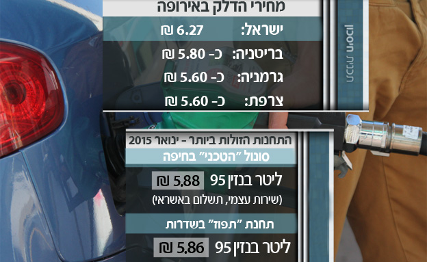 מחירי דלק (צילום: חדשות 2)