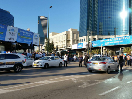 פיגוע דקירה בתל אביב (צילום: חדשות 2)