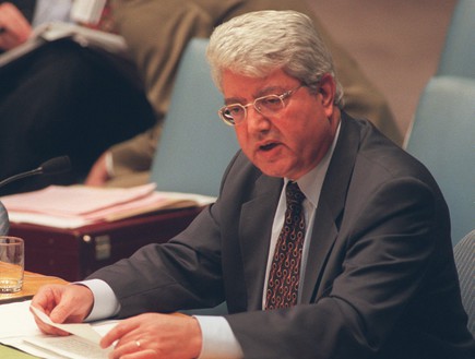 בועידת הביטחון של האו''ם בשנת 1996  (צילום: ap)