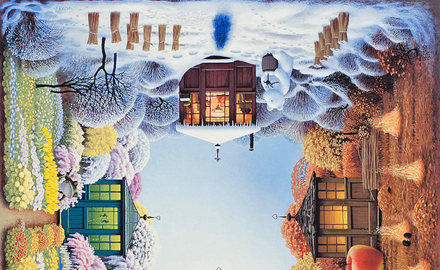 ציור בהמשכים, בתים (צילום: Jacek Yerka)