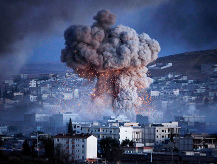 דאעש בעיר קובני, סוריה (צילום: Kutluhan Cucel, GettyImages IL)