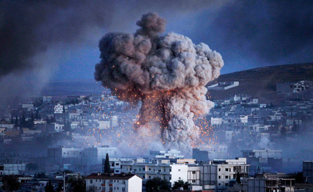 דאעש בעיר קובני, סוריה (צילום: Kutluhan Cucel, GettyImages IL)