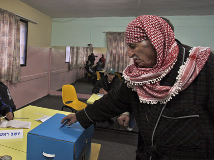 הקול הערבי, בחירו 2013 (צילום: AP)