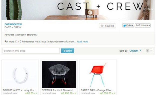 און ליין 04 ייצור מחדש של רהיטים קלאסיים -Cast + C (צילום: צילום מסך)