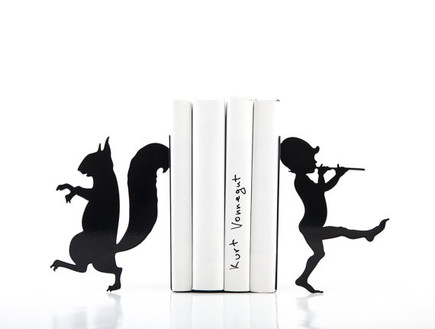 און ליין 13 תומכי ספרים על פי איור ילדים נוסטלגי  (צילום: Design_Atel)