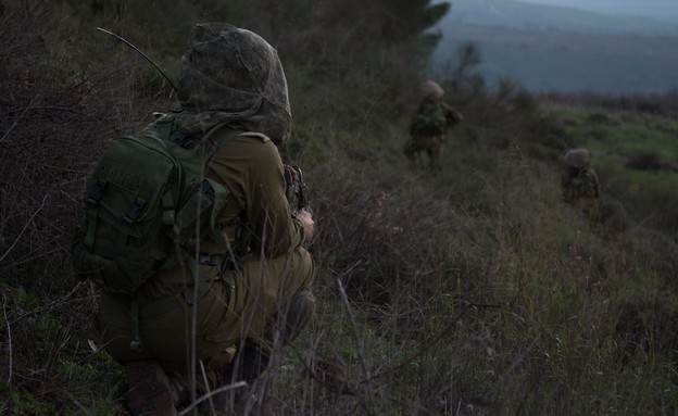  אימון חורף גולני (צילום: דובר צה"ל)