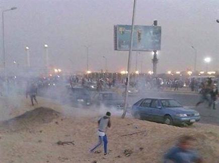 שוב מהומות בכדורגל המצרי (צילום: ספורט 5)
