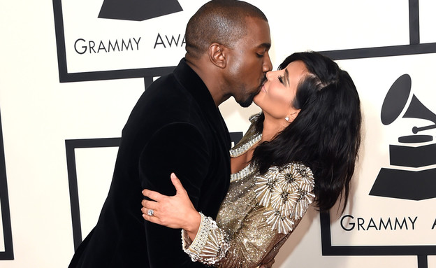 Kanye and Kim (צילום: Jason Merritt, GettyImages IL)