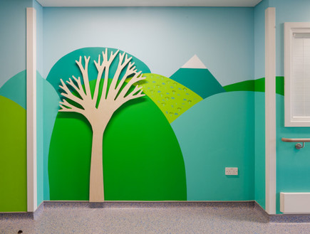 עיצוב בית החולים המלכותי לילדים (צילום: vitalarts.org.uk)