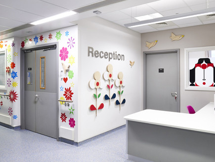 עיצוב בית החולים המלכותי לילדים (צילום: vitalarts.org.uk)